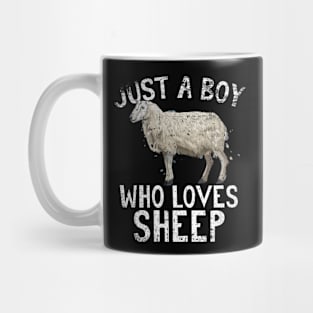 Just A Boy Who Loves Sheep Mug
